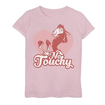 Disney's The Emperor's New Groove Kuzco Girls 7-16 "No Touchy" Graphic Tee