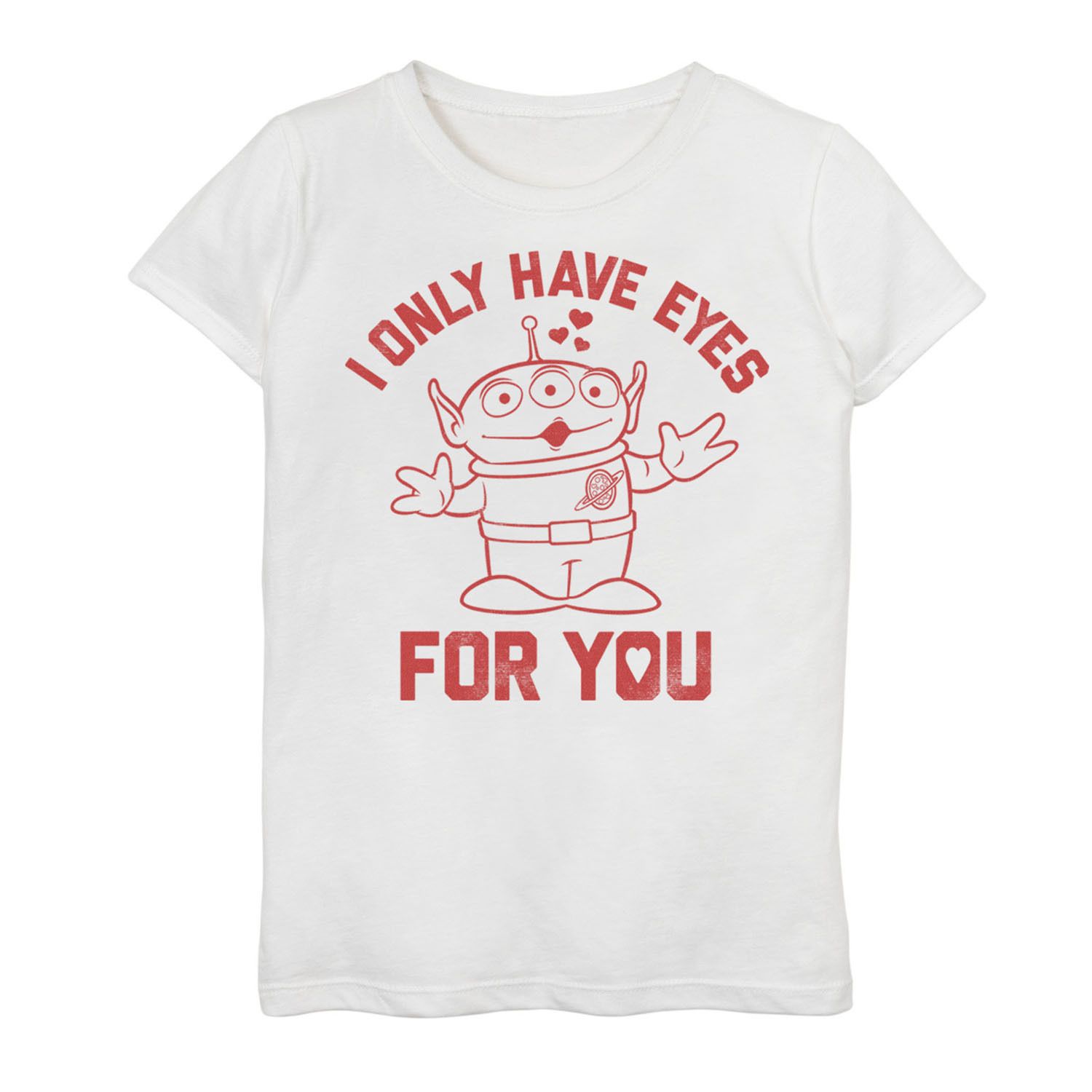 Image for Disney / Pixar Girls 7-16 Toy Story Alien "I Only Have Eyes For You" Valentine's Day Tee at Kohl's.