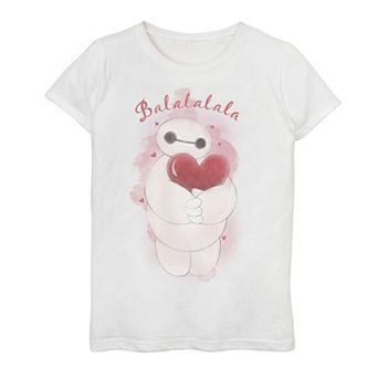 Girls 7-16 Disney's Big Hero 6 Baymax Heart Valentine's Day Tee