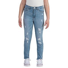 Girls High Waisted Jeans