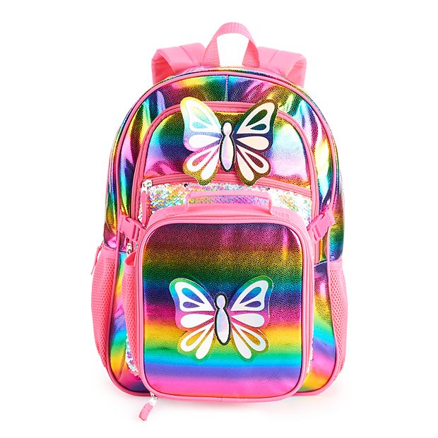 Girls Love First Sight Buttefly 2 pc. Backpack Set