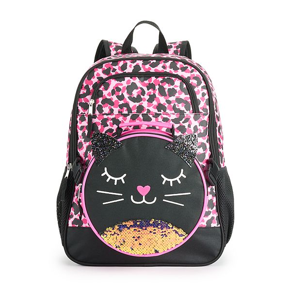 1pc Kids Cat Detail Classic Backpack