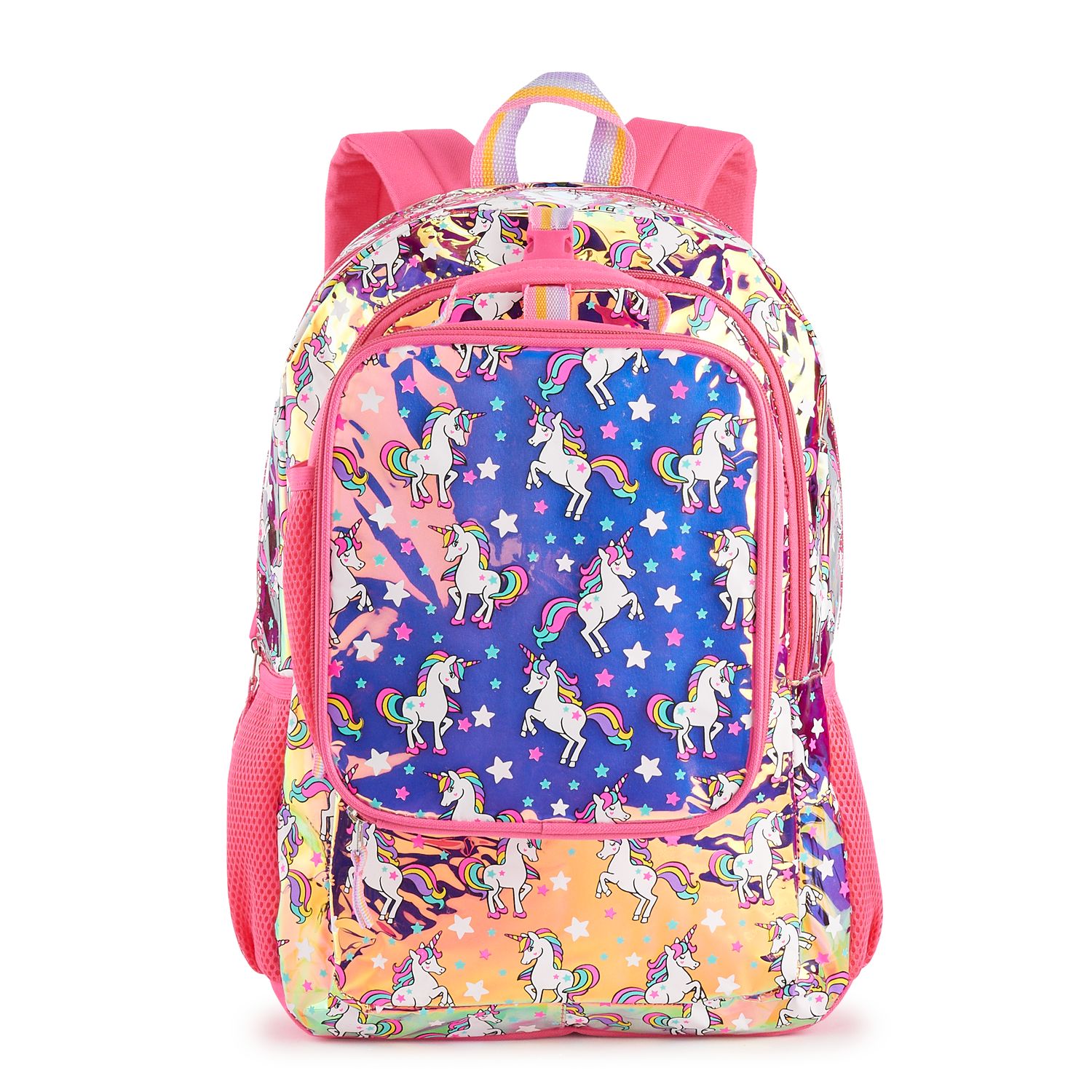 girls metallic backpack