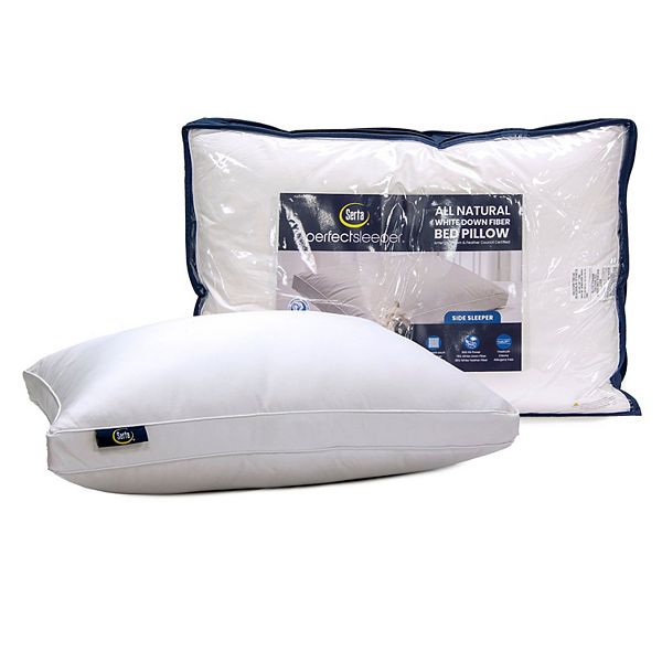 Serta White Down Side Sleeper Pillow