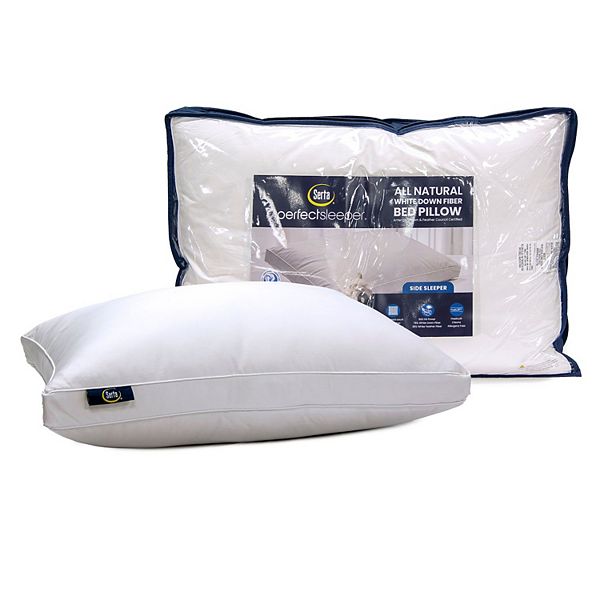 Serta® White Down Side Sleeper Pillow