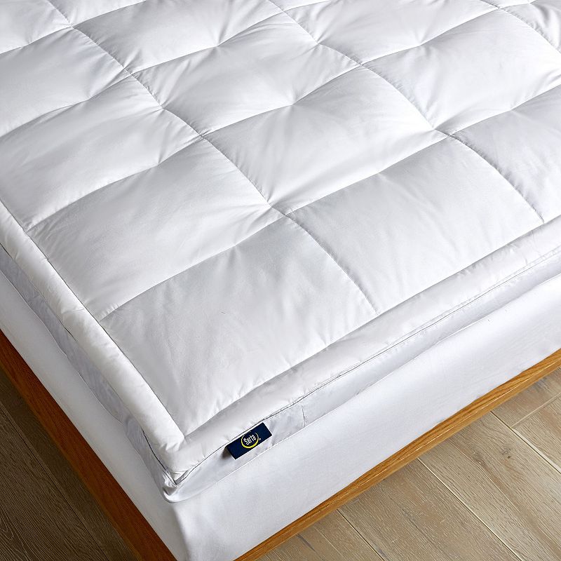 Serta 2-in. Featherbed, White, Twin