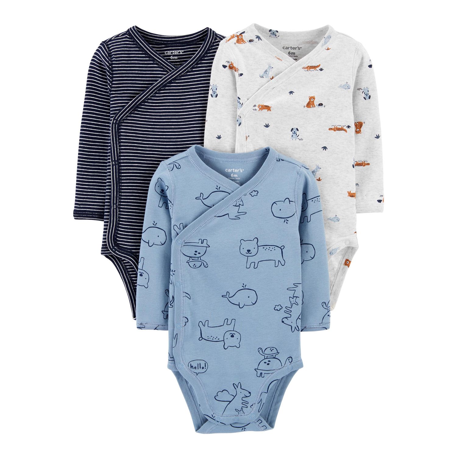 baby side snap bodysuit