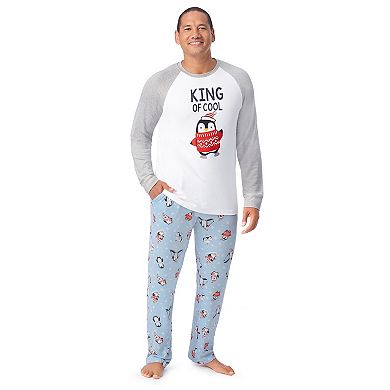 Men's Jammies For Your Families® Cool Penguin Top & Pants Pajama Set by Cuddl Duds