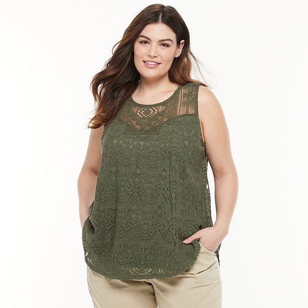 Torrid Crochet Tunic Tops & Blouses