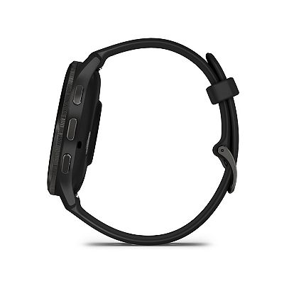Garmin Venu Smartwatch with Black Case Silicone Band