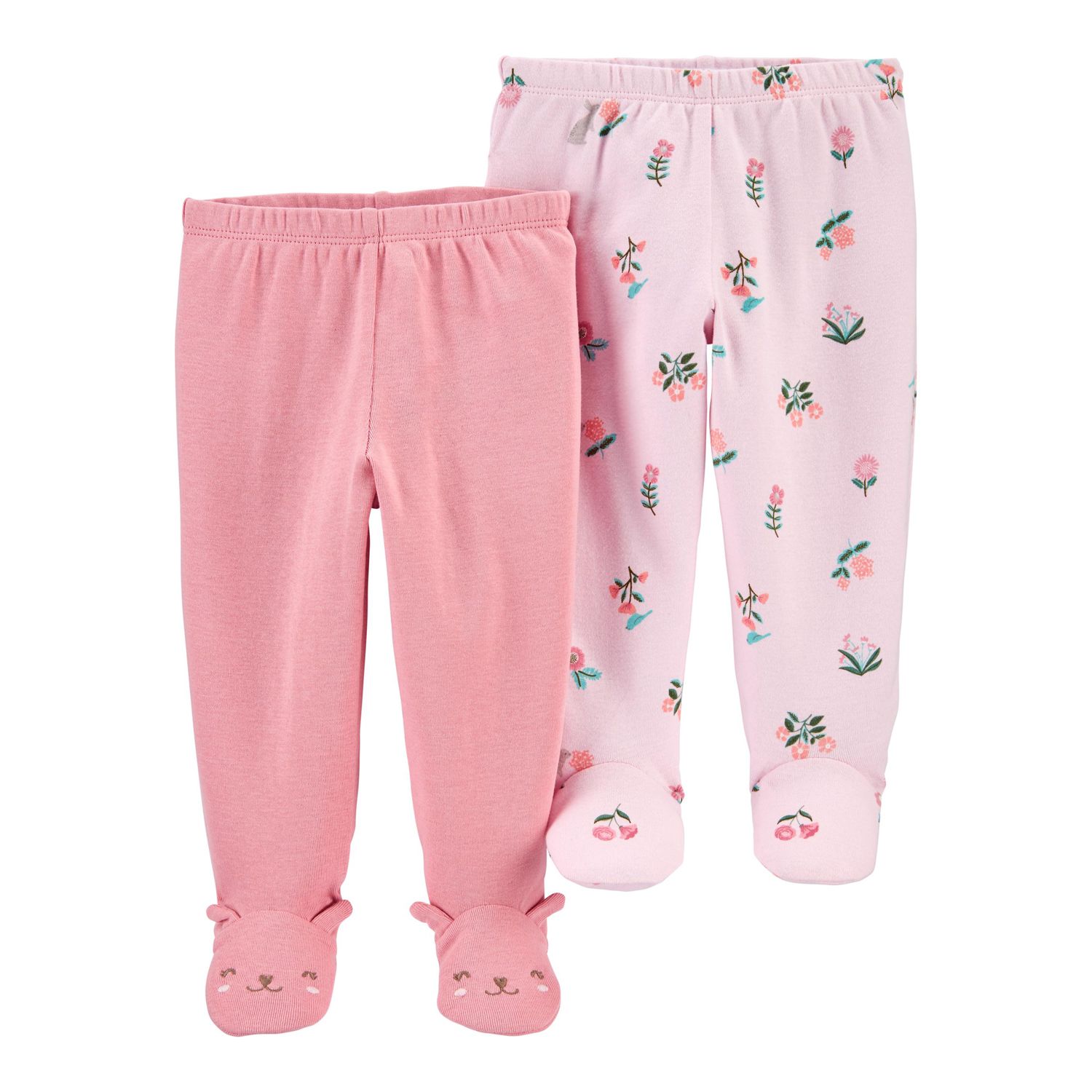 baby girl footed pants