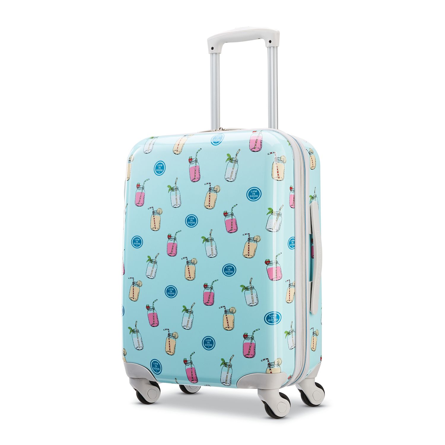 sammy's soft goods luggage rose gold