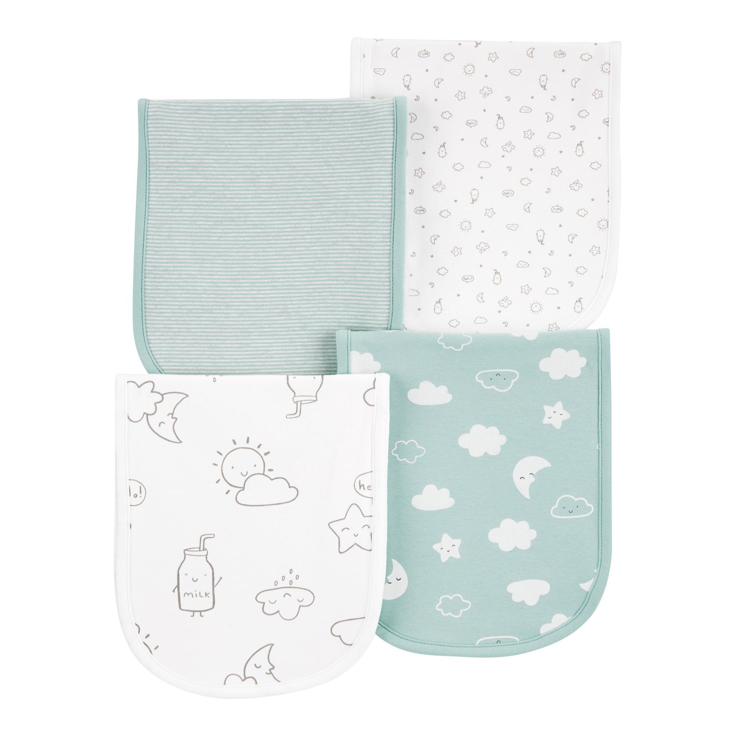 burp cloths carters