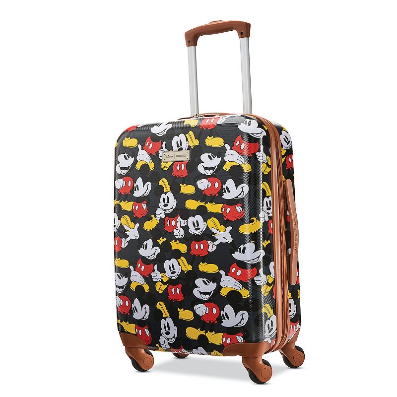 American Tourister Disneys Mickey Mouse Hardside Spinner Luggage, Multicol