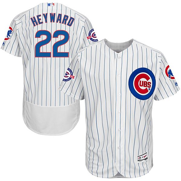 ايفنتو Men's Majestic Jason Heyward White/Royal Chicago Cubs Home Flex Base Authentic Collection Jersey with 100 Years at Wrigley Field Commemorative Patch ايفنتو ايفنتو Men's Majestic Jason Heyward White/Royal Chicago Cubs Home Flex Base Authentic Collection Jersey with 100 Years at Wrigley Field Commemorative Patch ايفنتو