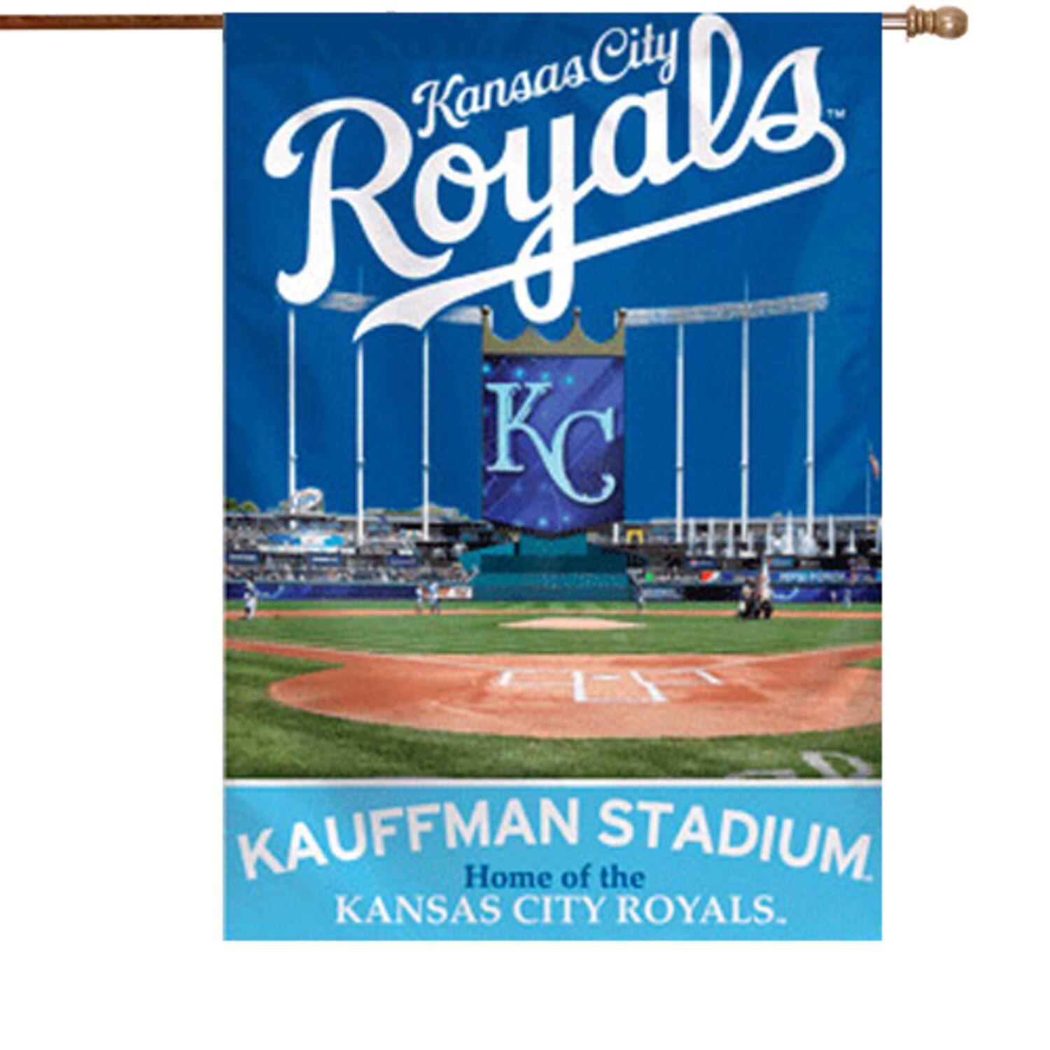 Kansas City Royals WinCraft 8 x 32 Evolution Banner