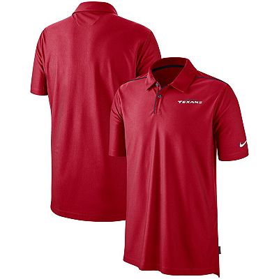 Houston Texans Nike Sideline Team Issue Performance Polo Red