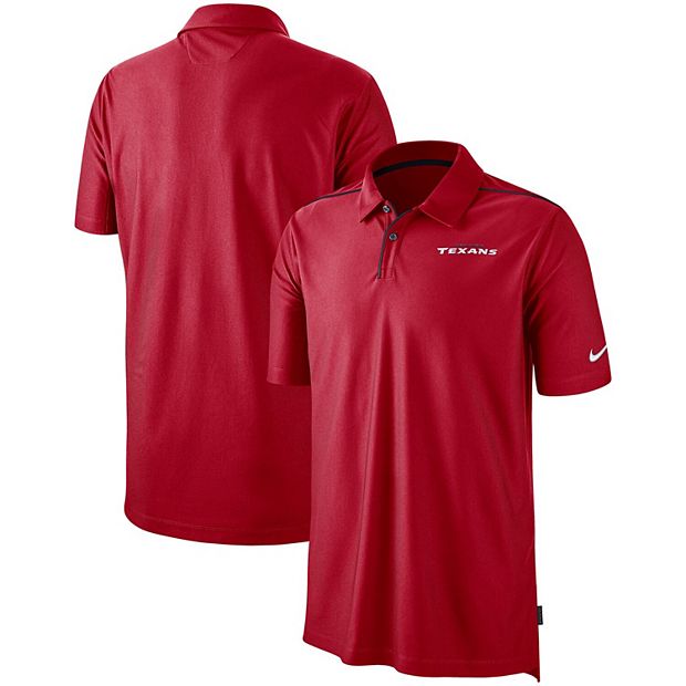 Houston Texans Nike Sideline Team Issue Performance Polo Red