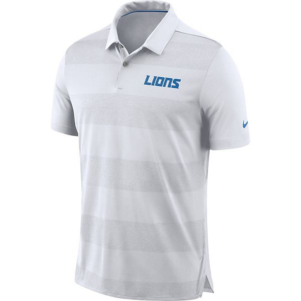 Men's Nike Anthracite Detroit Lions Franchise Team Logo Performance Polo Size: Small