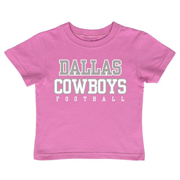 Dallas Cowboys Toddler Girls Practice T-Shirt - Pink