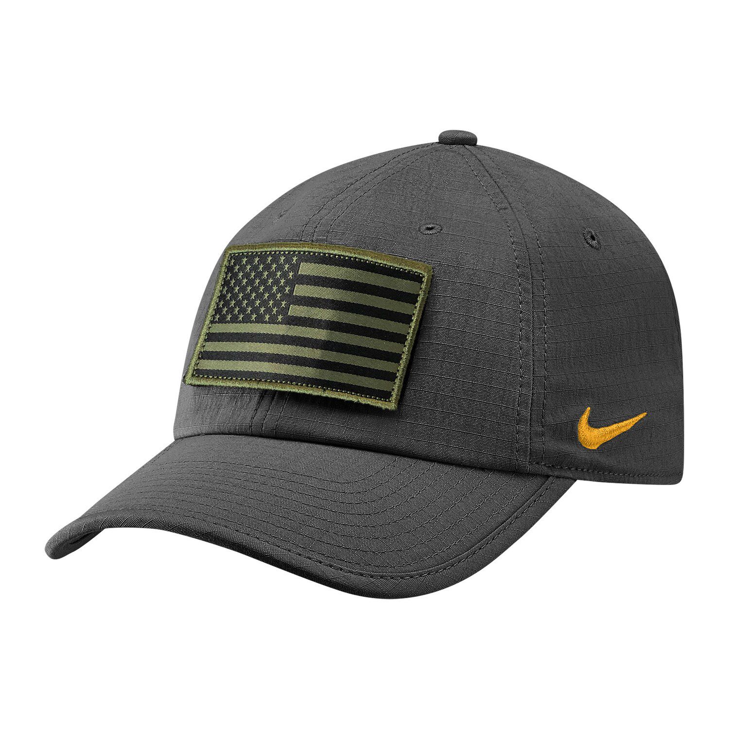 men's nike black army black knights rivalry l91 adjustable hat