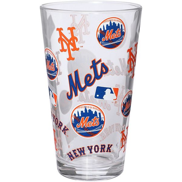 New York Mets Full Wrap Pint Glass