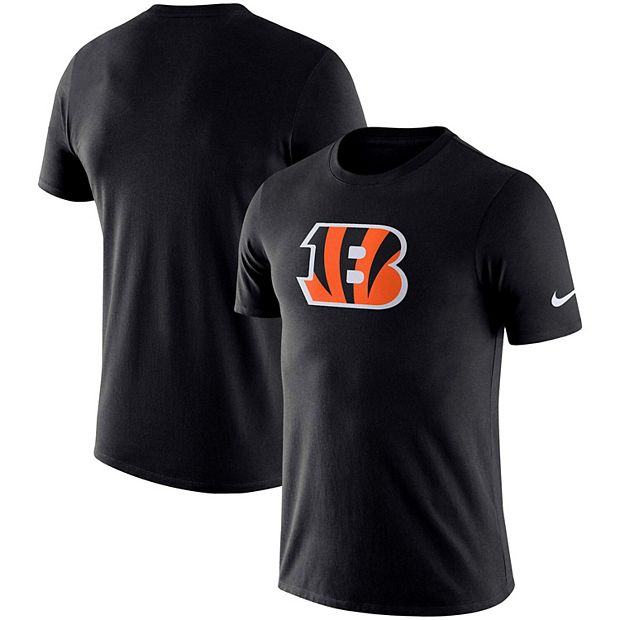 Men's Nike Black Cincinnati Bengals Essential Logo Dri-FIT Cotton