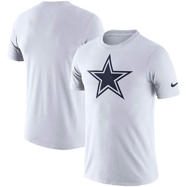 Men's Nike White Dallas Cowboys Fan Gear Essential Logo