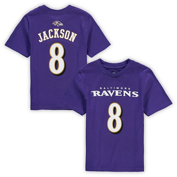 Preschool Lamar Jackson Purple Baltimore Ravens Mainliner Player