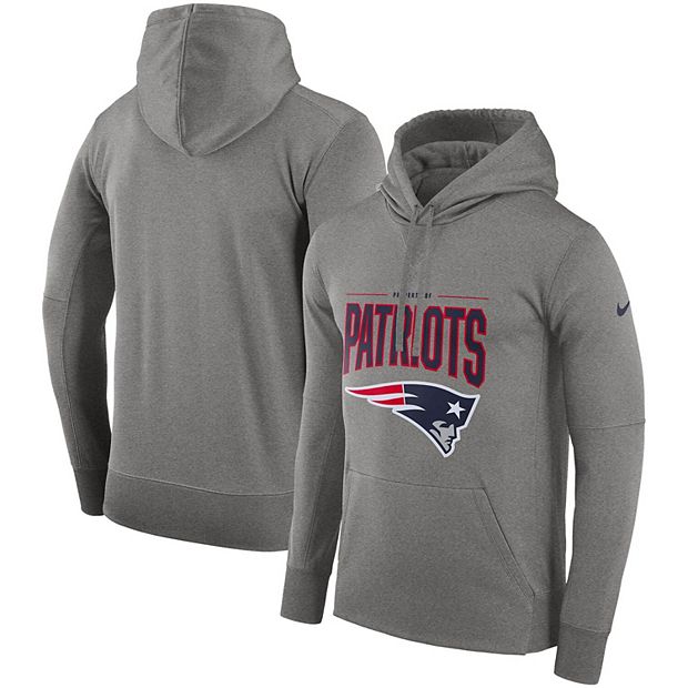 Men's Nike Gray New England Patriots Sideline Logo Performance