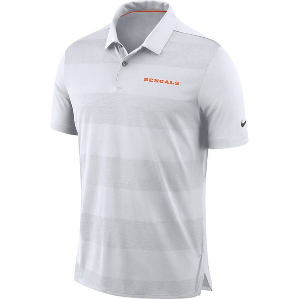 Men's Cincinnati Bengals Nike White Sideline Early Season Performance Polo