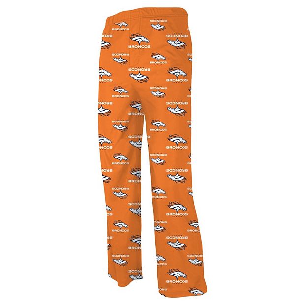 Denver Broncos Preschool Allover Logo Flannel Pajama Pants Orange