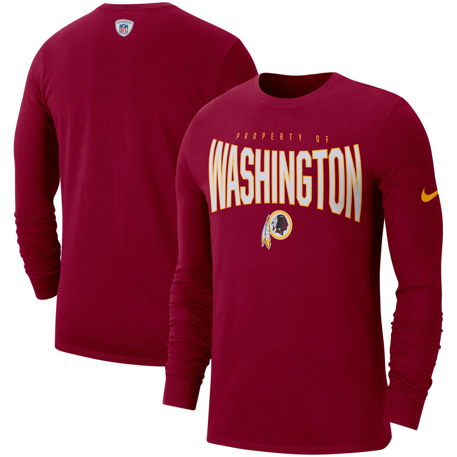 nike burgundy long sleeve shirt