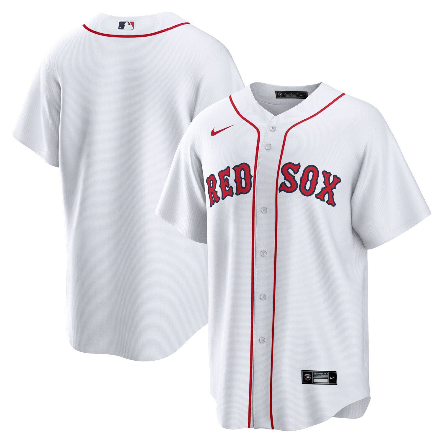 white red sox jersey