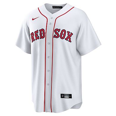 Men's Nike White Boston Red Sox Home Replica Team Jersey