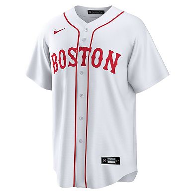Men's Boston Red Sox Nike White Alternate Authentic Team Jersey