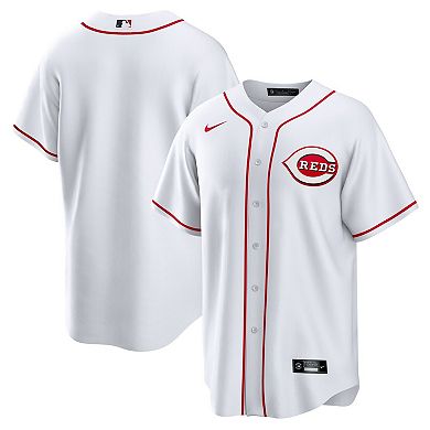 Men's Nike White Cincinnati Reds Home Replica Team Jersey