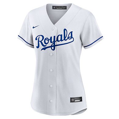 Women's Nike White Kansas City Royals Home Replica Team Jersey