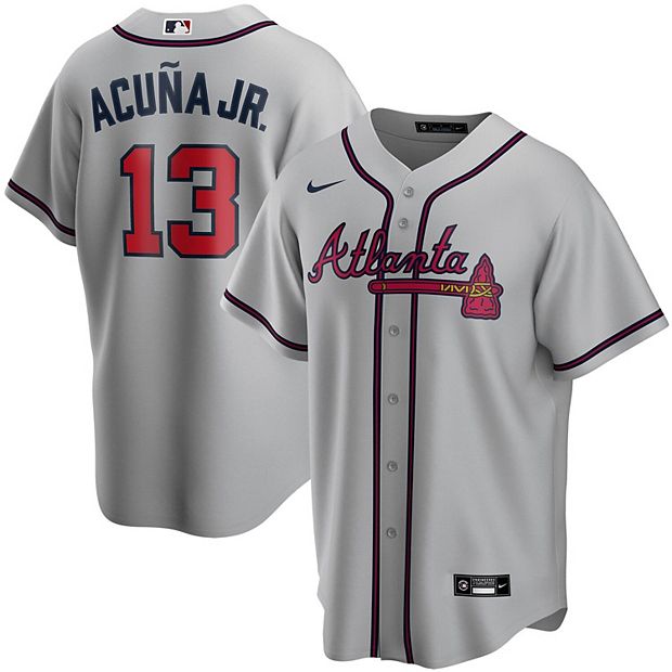 Nike Youth Atlanta Braves Ronald Acuna Jr. Home Replica Jersey