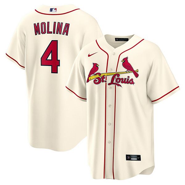 Men's Nike Yadier Molina Light Blue St. Louis Cardinals Alternate