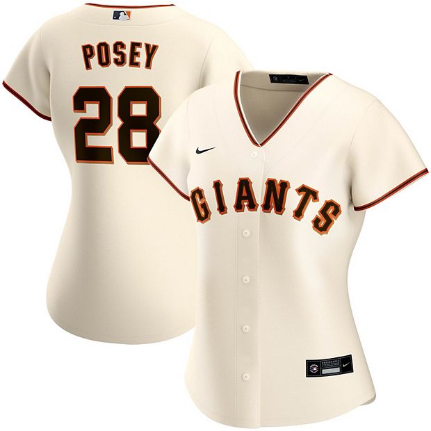 Women's Nike Buster Posey Cream San Francisco Giants Home 2020 Replica  Player Jersey