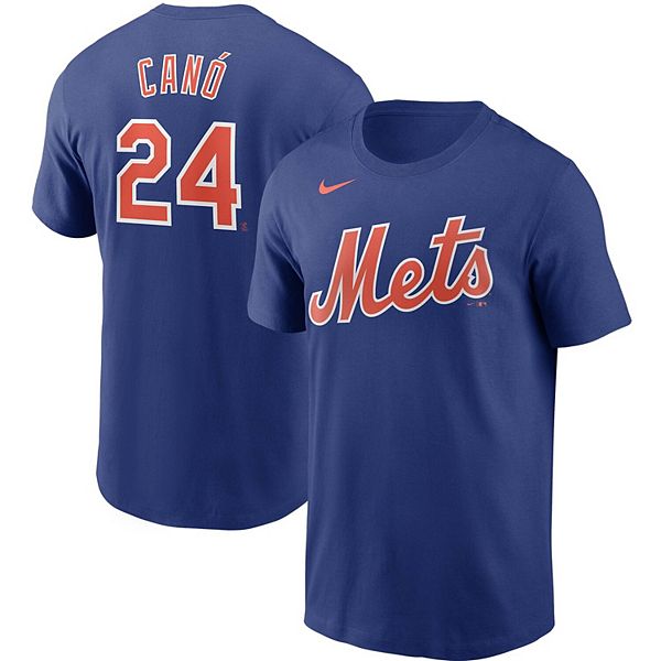 Men's Nike Robinson Cano Royal New York Mets Name & Number T-Shirt
