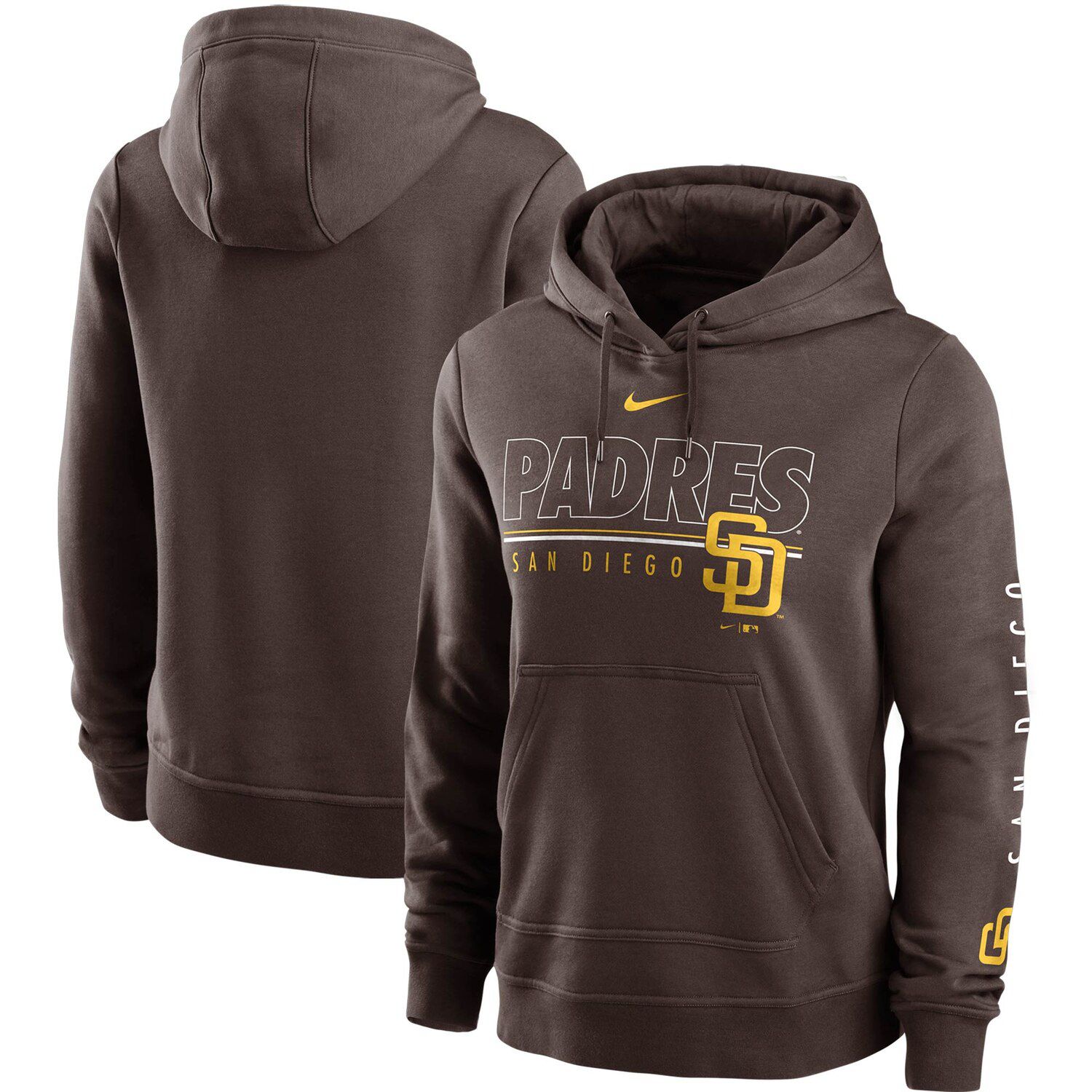 brown nike hoodie