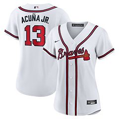 Nike Kids' Atlanta Braves Ronald Acuna Jr #13 Home Jersey