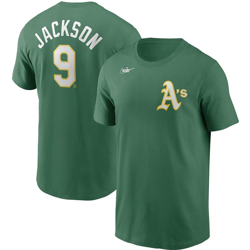 売れ筋商品|||ナイキ Tシャツ トップス レディース Men's Reggie Jackson Kelly Green Oakland Athletics Road Cooperstown Collection Player Jersey Kelly Green Men's Athletics Reggie Jackson Nike Kelly Green Road