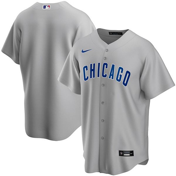 Nike Baseball MLB Chicago Cubs Baseball Gray Long Sleeve Hoodie - Mens Sz M