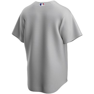 Men's Nike Gray Chicago Cubs Road Replica Team Jersey