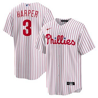 Men's Nike Bryce Harper White Philadelphia Phillies Home Replica Player Name Jersey