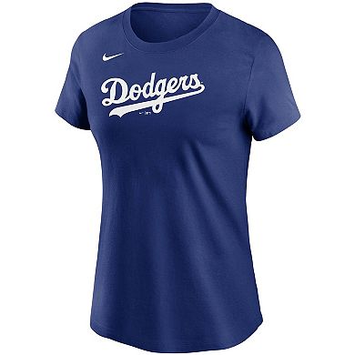 Women's Nike Clayton Kershaw Royal Los Angeles Dodgers Name & Number T-Shirt