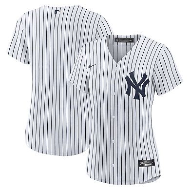 Women's Nike White New York Yankees Home Replica Team Jersey